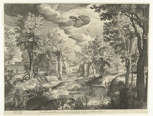 Paysage avec Agar et Ismaël
