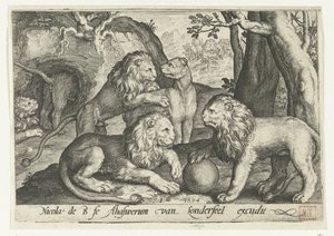 Lions - Nicolaes de Bruyn