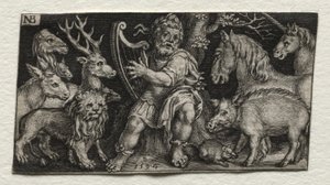 Orphée charmant les animaux - Nicolaes de Bruyn
