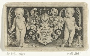 Titelprent avec deux enfants avec une feuille de palmier à côté d