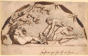 Le berger Faustulus trouve Romulus et Remus