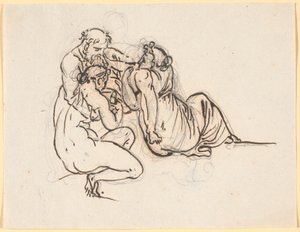 Loth et ses filles - Nicolai Abildgaard