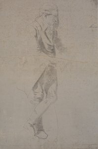 Homme debout avec un costume vers 1770. Struensee? - Nicolai Abildgaard