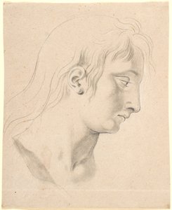Étude pour la tête du prince Hans sur le tableau de Christian I dans la salle des chevaliers de Christiansborg - Nicolai Abildgaard