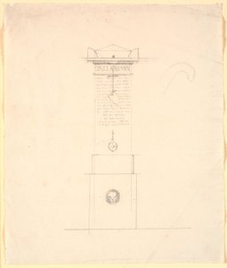 Esquisse pour un monument commémoratif pour Sinclar (Sinclair)