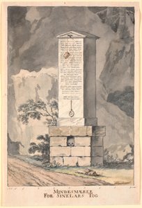 Esquisse pour un monument commémoratif pour Sinclair