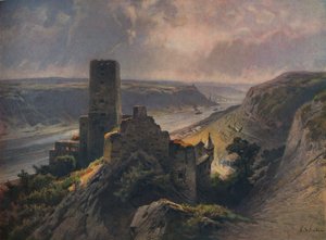Burg Gutenfels avec vue sur Oberwesel