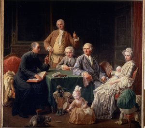 Portrait de la famille Leroy - Nicolas Bernard Lepicie