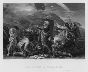 Le Sacrifice de Noé, Genèse VIII, 20
