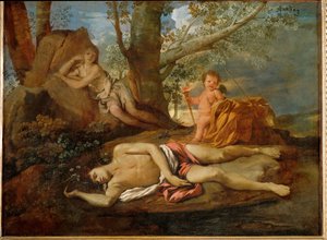 Echo et Narcisse ... - Nicolas (attr.to) Poussin