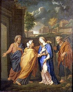 La Vierge, Saint Jean et Sainte Anne - Nicolas (circle of) Poussin