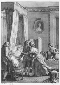 La visite du médecin de Boson, illustration de 