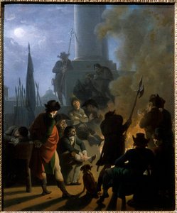 Un bivouac révolutionnaire en 1789 - Nicolas Antoine Taunay