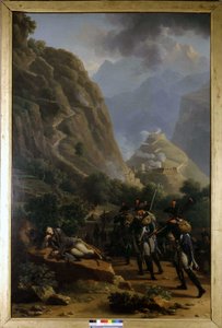 Napoléon au Fort de Bard - par Nicholas-Antoine Taunay, peinture à l