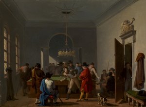 La Salle de billard, après 1810