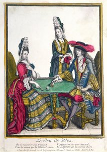 Le Jeu de Dez (Jeu de dés), fin XVIIe siècle - Nicolas Arnoult