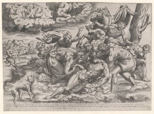 Mort de Méléagre - Nicolas Beatrizet