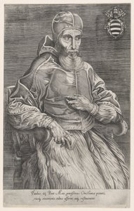Portrait du Pape Paul IV, 1530-66 - Nicolas Beatrizet