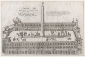 Speculum Romanae Magnificentiae : Circus Flaminius, 1553 - Nicolas Beatrizet
