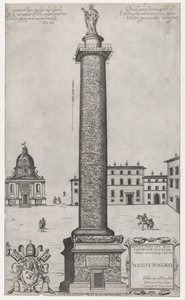 Speculum Romanae Magnificentiae : Colonne de Trajan - Nicolas Beatrizet.