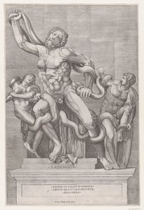 Speculum Romanae Magnificentiae: Laocoon, 16ème siècle - Nicolas Beatrizet