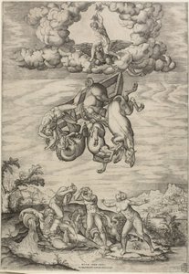 La Chute de Phaéton - Nicolas Beatrizet