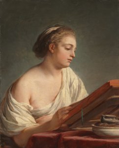 Femme Lecture - Nicolas Bernard Lepicie