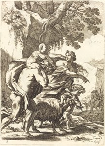 Faune et Bacchante avec un Enfant - Nicolas Chapron