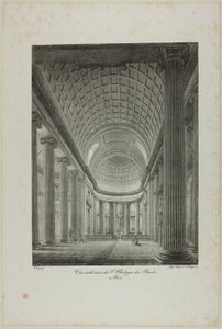 Vue intérieure de St. Philippe du Roule, Paris