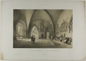 Vue du cloître de la cathédrale de Mayence, deuxième planche de l