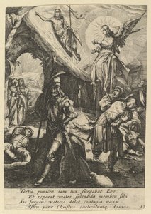 La Résurrection, de La Passion du Christ, milieu XVIIe siècle - Nicolas Cochin