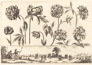 Impression de fleurs n°7 - Nicolas Cochin after Balthasar Moncornet