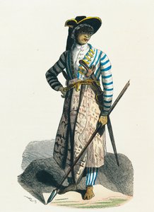Jeune javanais en tenue de guerre - Nicolas Dally