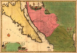 La Californie ou Nouvelle Caroline - théâtre des œuvres, Œuvres apostoliques de la Compa. e Jesus in America Septe. LOC 98687119