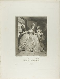 Adieux, du Monument du Costume Physique et Moral de la fin du Dix-huitième siècle