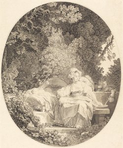 La Bonne Mère - Nicolas Delaunay after Jean Honoré Fragonard