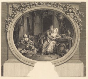 La Félicité villageoise - Nicolas Delaunay after Sigmund Freudenberger