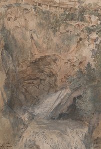 Vue des cascades à Tivoli, vers 1724-33