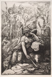 Mélancolie - Nicolas François Chifflart