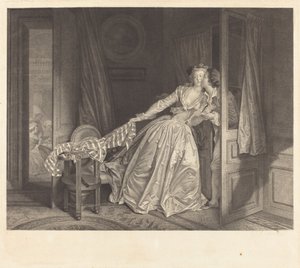Le Baiser à la dérobée - Nicolas François Regnault after Jean Honoré Fragonard
