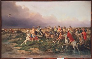 La fauconnerie du tsar Alexis I (dit le très paisible) - Nicolas Gregorovitch Svertschkoff