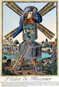 Habit de Meunier - gravure par Nicolas Larmessin - Nicolas II de Larmessin
