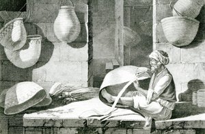 Fabricant de nattes et tresseur de paniers - Nicolas Jacques (after) Conte