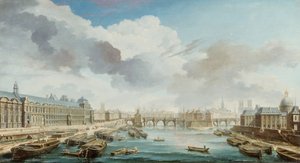 Le Louvre, le Pont-Neuf et le Collège des Quatre-Nations - Nicolas Jean Baptiste Raguenet