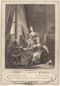 La toilette - Nicolas Joseph Voyez after Sigmund Freudenberger
