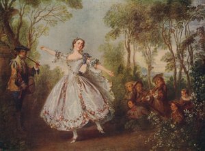 Mlle. Camargo dansant - Nicolas Lancret