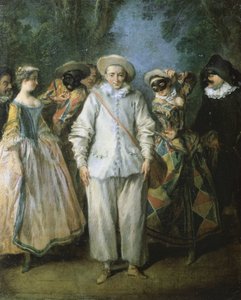 Les acteurs de la comédie italienne, ou le théâtre italien, c.1725-28