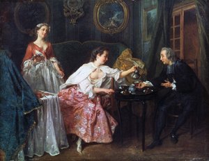 Les quatre moments de la journée : Matin, 1739 - Nicolas Lancret