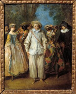 Les acteurs de la Comédie italienne (commedia dell