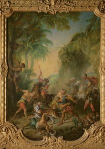 Chasse au tigre, 1736 - Nicolas Lancret